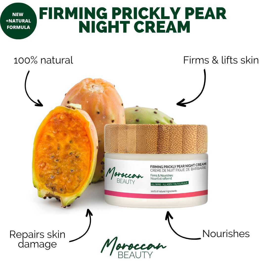 FIRMING PRICKLY PEAR NIGHT CREAM - FIRM & NOURISH - MOROCCAN BEAUTY™